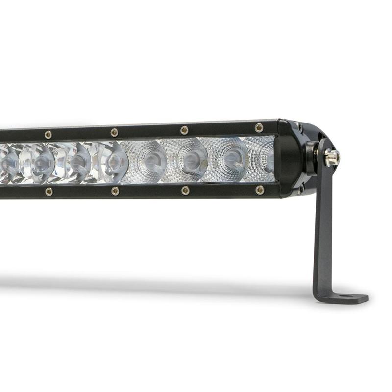 DV8 Offroad SL 8 Slim 10in Light Bar Slim 50W Spot 5W CREE LED - Black - eliteracefab.com