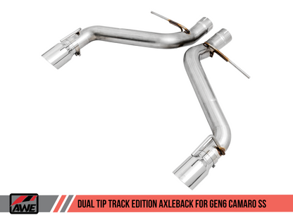 AWE Tuning 16-19 Chevrolet Camaro SS Axle-back Exhaust - Track Edition (Chrome Silver Tips) - eliteracefab.com