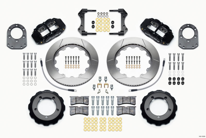 Wilwood Narrow Superlite 4R Front Hat Kit 14.00in 66-75 Ford Bronco Dana 30/44 w/Lines Wilwood