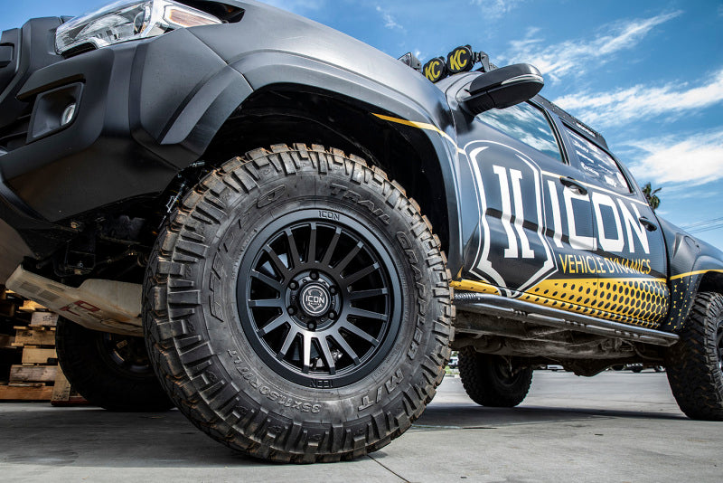 ICON Alloys Recon SLX 17x8.5 5x5.5 0mm 4.75" Backspacing Satin Black Wheel - 3617858547SB