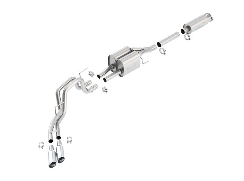 Borla 10-12 Ford F-150 Raptor 6.2L V8 2/4WD AT Touring SS Catback Exhaust - eliteracefab.com