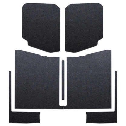 DEI 20-22 Jeep Gladiator JT 4-Door Boom Mat Complete Headliner Kit - 7 Piece - Black DEI