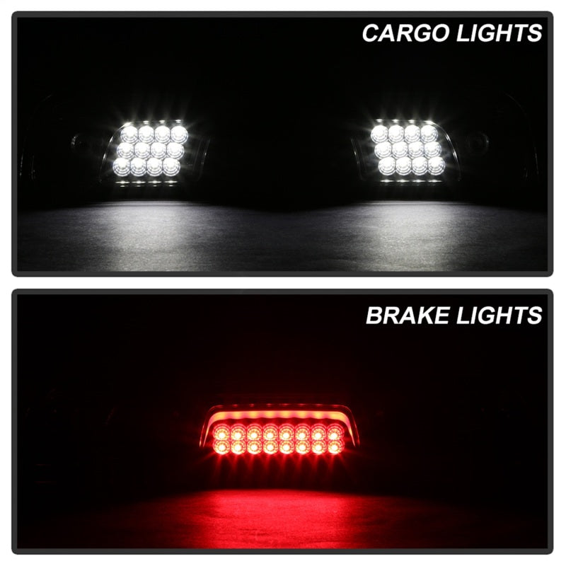 xTune 14-16 Chevrolet Silverado 1500 LED 3rd Brake Light - Black (BKL-CSIL14-LED-BK) - eliteracefab.com