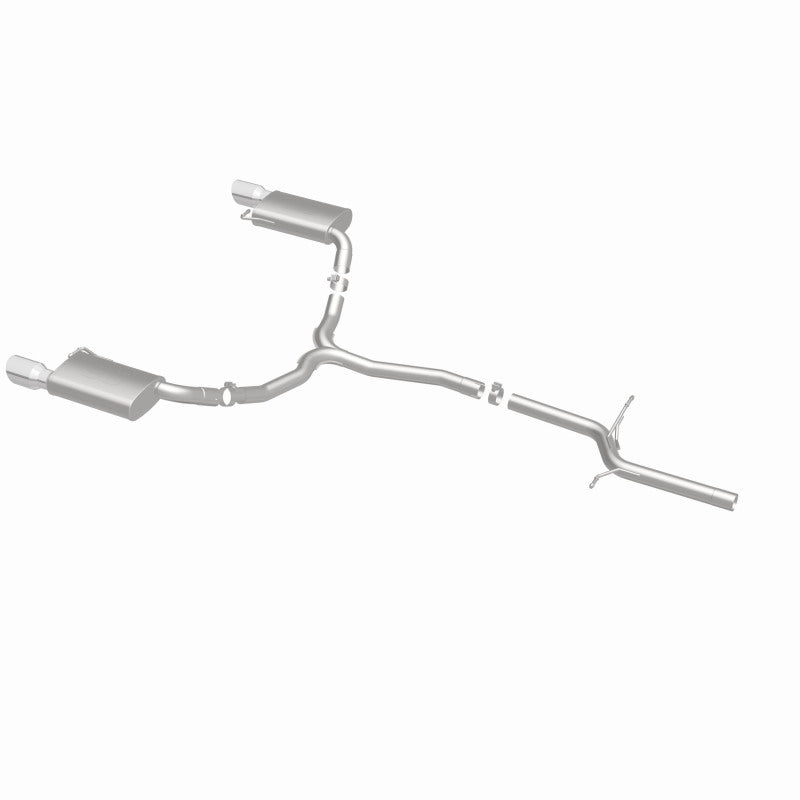 Magnaflow 2015 Audi Allroad 2.0L Touring Dual Spilt Rear Exit 2.5in 4in Tip SS C/B Perf Exhaust Magnaflow