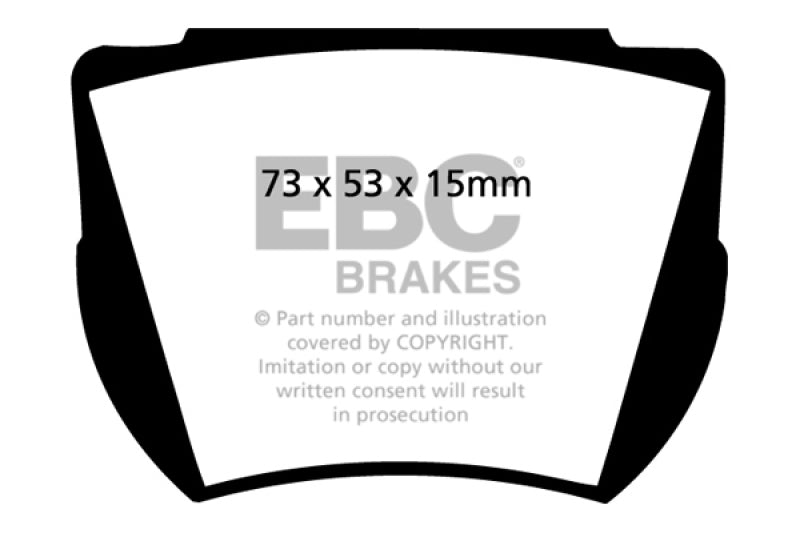 EBC GreenStuff Rear Brake Pads - DP2141 EBC