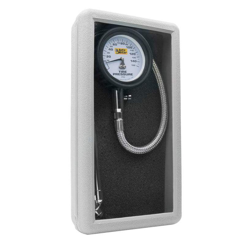 Autometer 150 PSI Analog Tire Pressure Gauge - eliteracefab.com