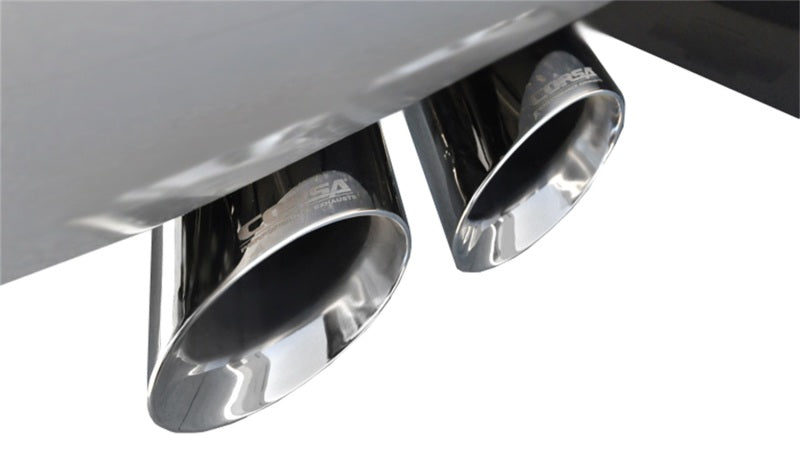 Corsa 09-13 Chevrolet Suburban 1500 5.3L V8 Polished Sport Cat-Back Exhaust - eliteracefab.com