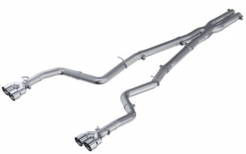 MBRP 15-16 Dodge Challenger 5.7L HEMI Cat Back Dual Split Rear - eliteracefab.com