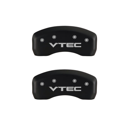 MGP 4 Caliper Covers Engraved Front & Rear Vtech Red finish silver ch MGP