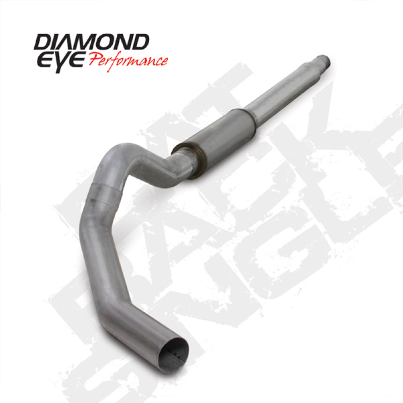 DIAMOND EYE 5" ALUMINIZED CAT BACK SINGLE OUTLET EXHAUST 03-07 6.0L FORD POWERSTROKE K5344A - Diamond Eye Muffler - eliteracefab.com