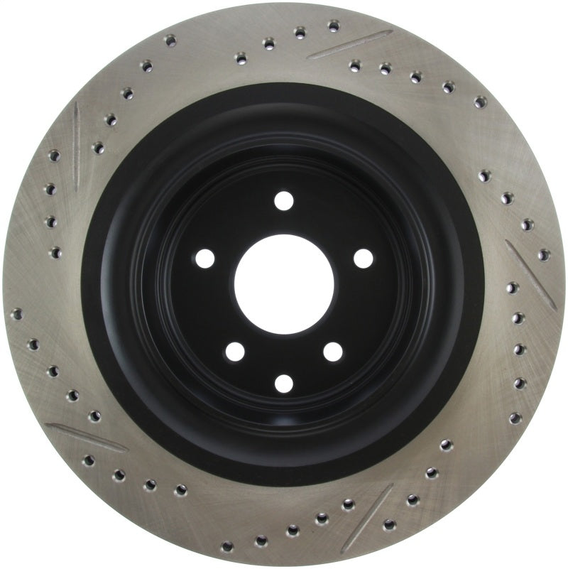 STOPTECH INFINITI G37 / NISSAN 370Z SPORTSTOP SLOTTED & DRILLED REAR LEFT ROTOR, 127.42101L - eliteracefab.com