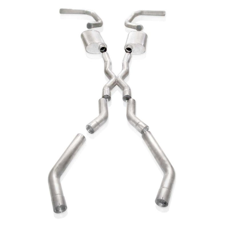 Stainless Works Chevy Camaro 1967-69 Exhaust 3in Stainless with X-Pipe Stainless Works