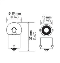 Load image into Gallery viewer, Hella Bulb 5008 12V 10W BA15s B6