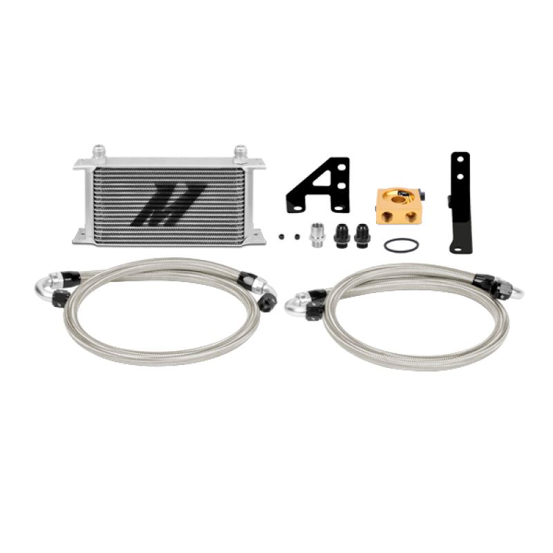 Mishimoto 15 Subaru STI Thermostatic Oil Cooler Kit - Silver - eliteracefab.com