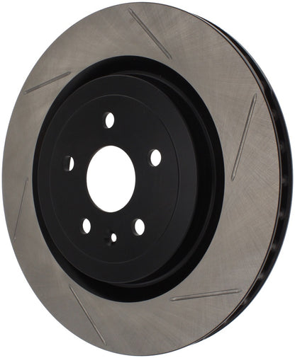 STOPTECH POWER SLOT 10 CAMARO SS 8CYL REAR LEFT SLOTTED ROTOR, 126.62119SL - eliteracefab.com