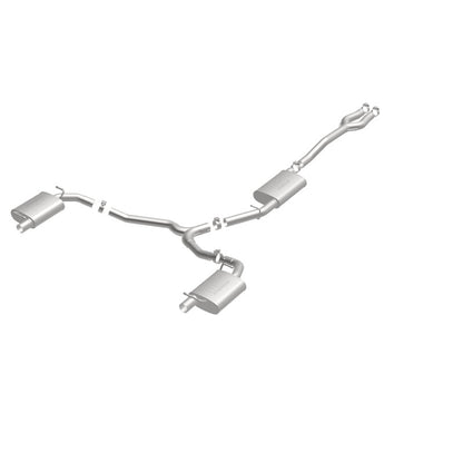 MagnaFlow Cat-Back SS Dual Split Rear Exit 2015 Dodge Charger/Chrysler 300C 3.6L V6 (Uses OEM Tips) Magnaflow