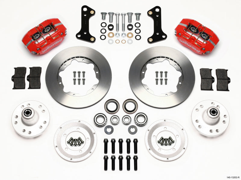 Wilwood Dynapro Dust-Boot Front Kit 11.00in Red 67-69 Camaro 64-72 Nova Chevelle Wilwood