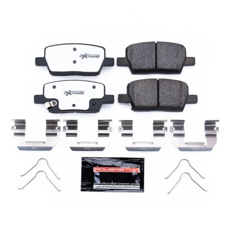 Power Stop 18-19 Buick Enclave Rear Z26 Extreme Street Brake Pads w/Hardware - eliteracefab.com