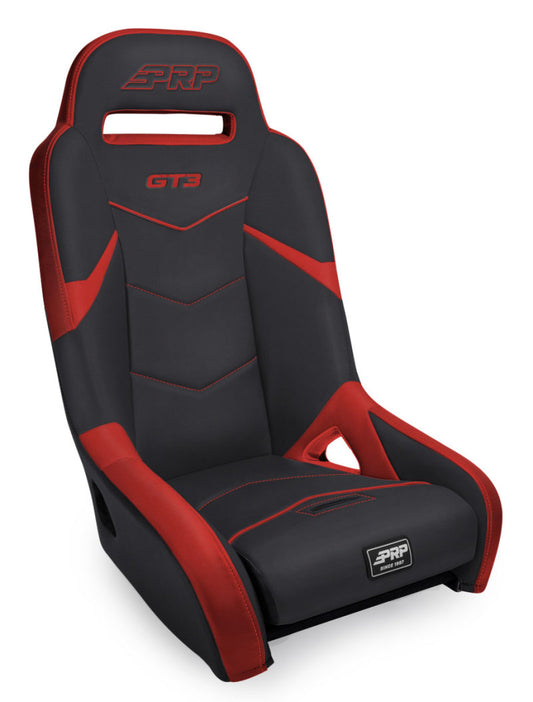 PRP GT3 Rear Suspension Seat- Black/Red A7308-237