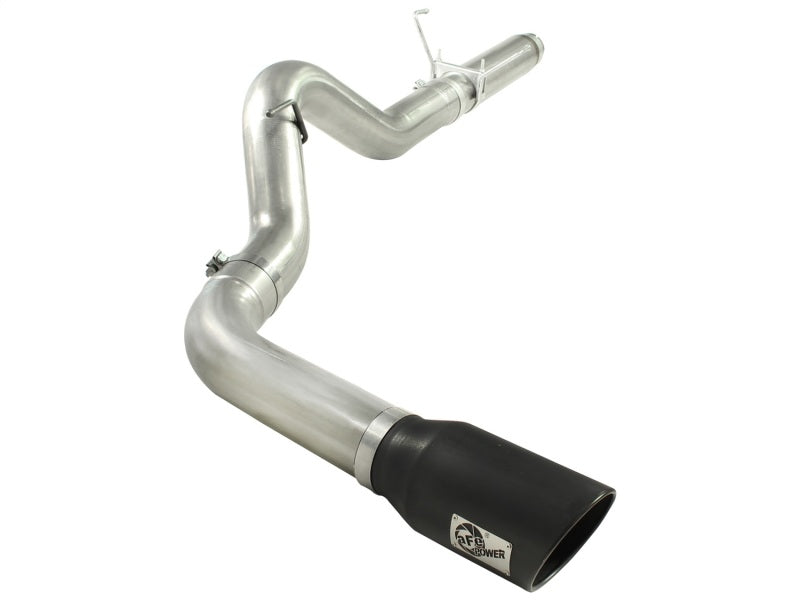 aFe MACHForce XP 5in DPF-Back 409SS Exhaust Dodge Diesel Trucks 07.5-12 L6-6.7L (td) Black Tip aFe