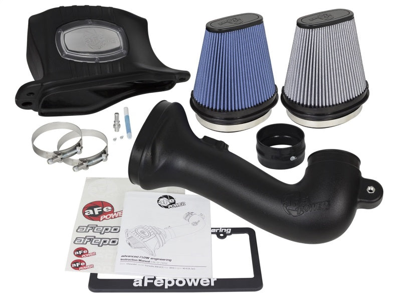 aFe Momentum Air Intake System PRO 5R w/ Extra Filter 15 Chevy Corvette Z06 (C7) V8 6.2L (SC) - eliteracefab.com