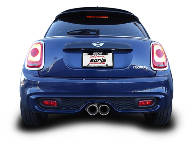 Borla 14-15 Mini Cooper S F56 2.0L Turbo AT/MT FWD 2DR 2.5in Touring Rear Section Exhaust 4in Tips Borla