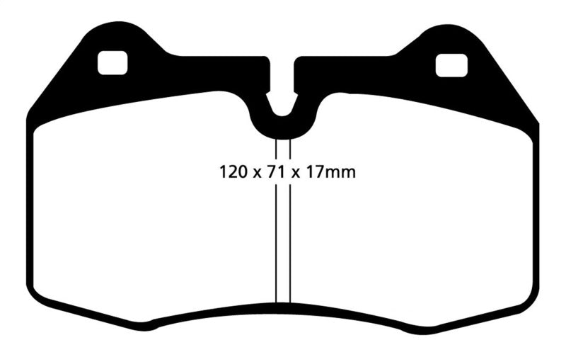 EBC 94-99 BMW M5 3.8 (E34) Redstuff Front Brake Pads - eliteracefab.com