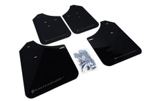 Load image into Gallery viewer, Rally Armor UR Mudflaps Black Urethane Grey Logo 2002-2007 Impreza / 2002-2007 WRX / 2004-2007 STI - eliteracefab.com