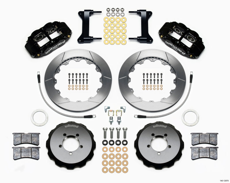 Wilwood Narrow Superlite 6R Front Hat Kit 12.88in 2012-Up Toyota / Scion FRS w/ Lines - eliteracefab.com