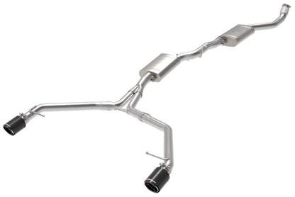 afe MACH Force-Xp 13-16 Audi Allroad L4 SS Cat-Back Exhaust w/ Carbon Tips aFe