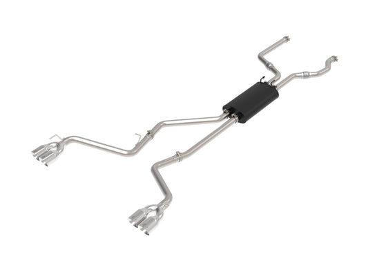 aFe MACH Force-Xp 2.5in. 304 SS C/B Exhaust 20-21 Ford Explorer V6-3.0L - Polished Tip aFe
