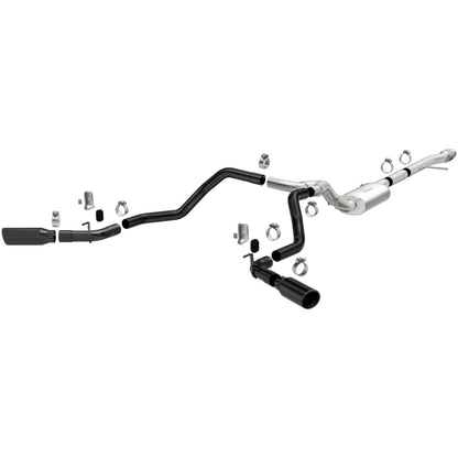 MagnaFlow 2019 Chevy Silverado 1500 V8 5.3L Street Series Dual Split Exit Exhaust w/ Black Tips Magnaflow