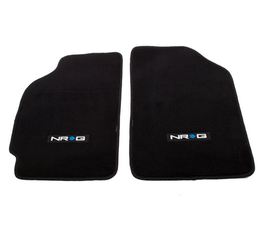 NRG Innovations NRG Logo Carpet Floor Mats for 1988-1991 Honda Civic / CRX - 2-Piece – FMR-110NRG
