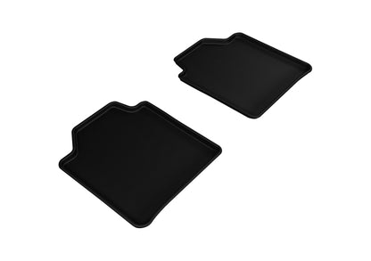 3D MAXpider L1BM04821509 2013-2019 BMW 3 Series Gran Turismo F34 Kagu 2nd Row Floormats - Black