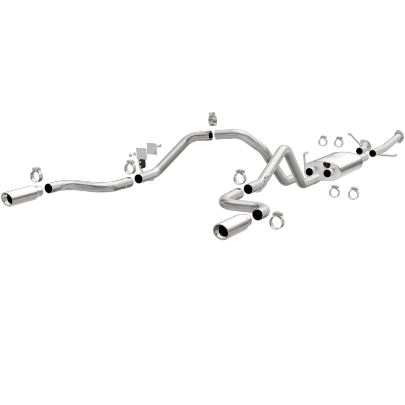 MagnaFlow 14 Toyota Tundra V8 4.6L/5.7L Stainless Cat Back Exhaust Dual Split Rear Exit Magnaflow