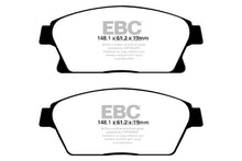 Load image into Gallery viewer, EBC 13+ Buick Encore 1.4 Turbo Yellowstuff Front Brake Pads - eliteracefab.com