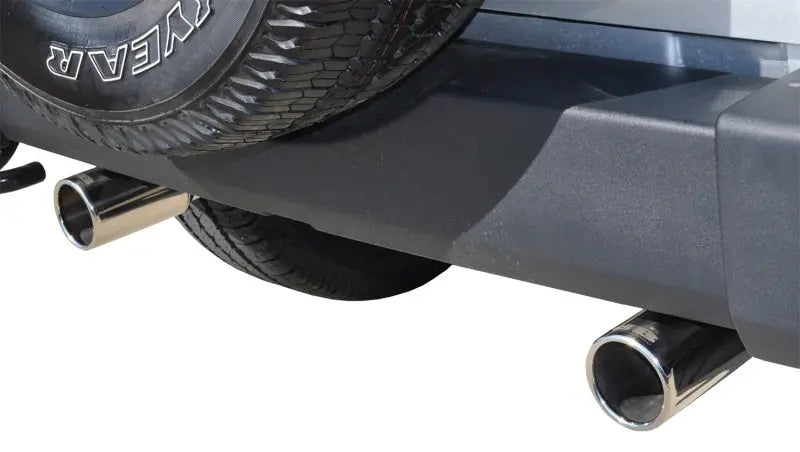 Corsa/dB Jeep 07-11 Wrangler 3.8L/12-14 Wrangler 3.6L Polished Sport Axle-Back Exhaust - eliteracefab.com