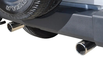 Corsa/dB Jeep 07-11 Wrangler 3.8L/12-14 Wrangler 3.6L Polished Sport Axle-Back Exhaust - eliteracefab.com