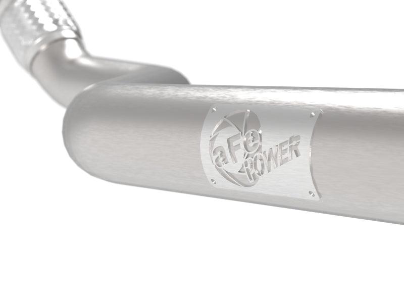 afe POWER MACH Force-Xp 09-16 Audi A4/A5 B8 L4-2.0L(t) 304 SS 3in. Front Resonator Delete Pipe - eliteracefab.com