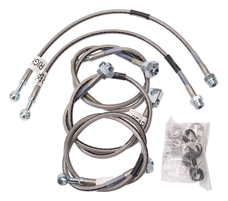 Russell Performance 01-06 GM Silverado/Sierra HD (All) (Also fits Rancho) Brake Line Kit - eliteracefab.com