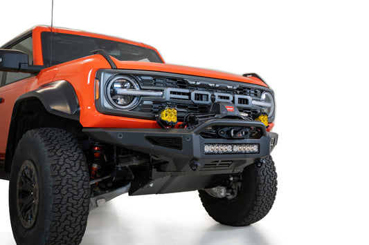 Addictive Desert Designs Rock Fighter Winch Front Bumper | 2022–2024 Ford Bronco Raptor (F260181060103)