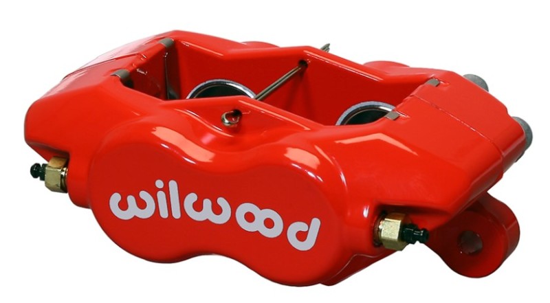 Wilwood Caliper-Forged DynaliteI-Red 1.62in Pistons .81in Disc - eliteracefab.com