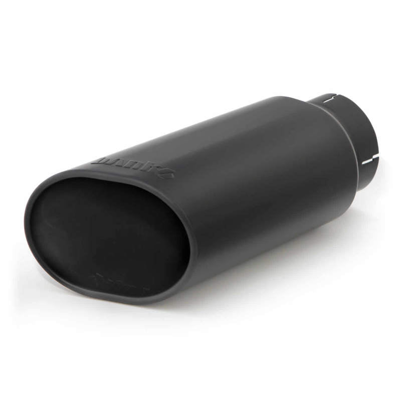 Banks Power Tailpipe Tip Kit - SS Obround Slash Cut - Black - 4in Tube - 5in X 6in X 14in Banks Power