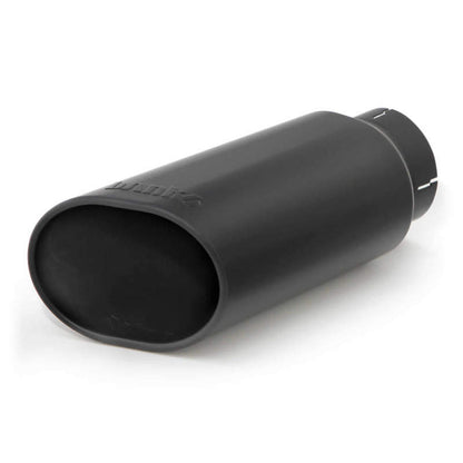 Banks Power Tailpipe Tip Kit - SS Obround Slash Cut - Black - 4in Tube - 5in X 6in X 14in Banks Power