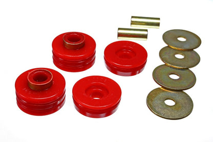 Energy Suspension 66-77 Ford Bronco 4WD Red Transmission Mount Set