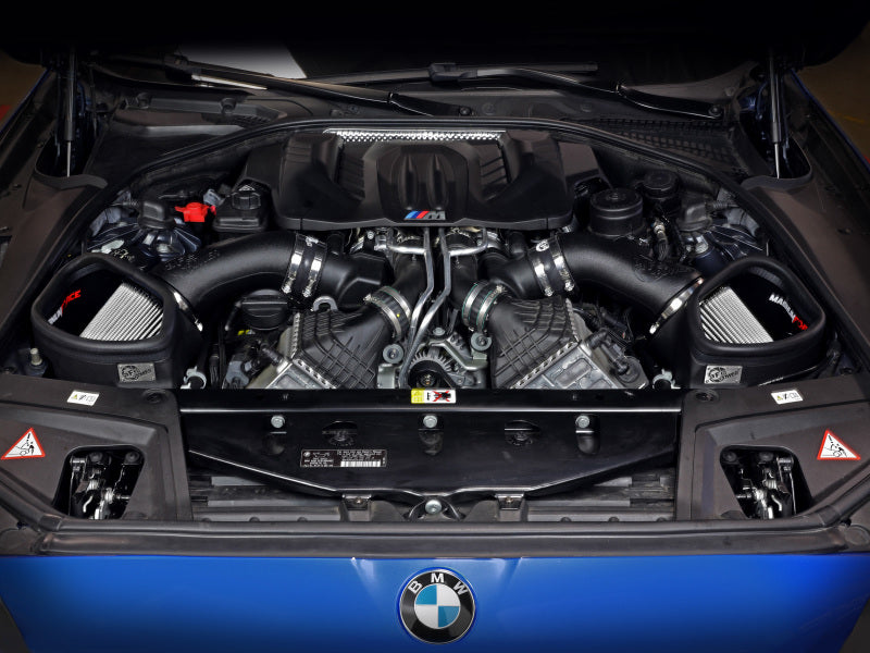 aFe POWER Magnum FORCE Stage-2 Pro DRY S Cold Air Intake System 12-19 BMW M5 (F10) / M6 (F12/13) - eliteracefab.com