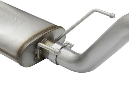 aFe MACH Force XP Cat-Back Stainless Steel Exhaust Syst w/Polished Tip Toyota Tacoma 05-12 L4-2.7L - eliteracefab.com