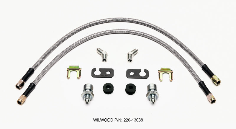 Wilwood Flexline Kit Front 2013 Focus - eliteracefab.com