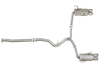 aFe Takeda 3in SS Exhaust Cat-Back 15-16 Subaru WRX/STI 2.0L/2.5L Polished Tips aFe