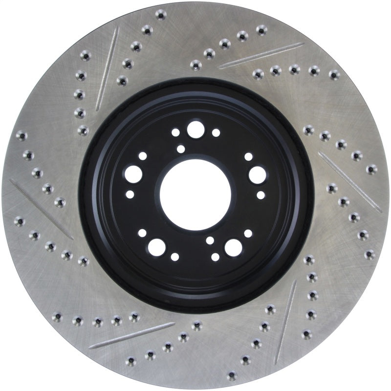 StopTech 95-00 Lexus LS 400 Left Front Slotted & Drilled Rotor Stoptech